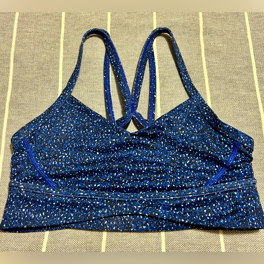 Lululemon Blue support Bra